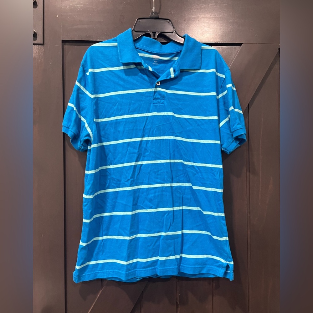 * 4/$20
Old Navy Vibrant Blue Polo with Stripes